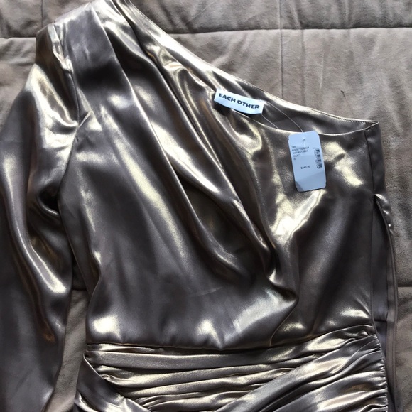 Gold Each Other Dress - Picture 3 of 4